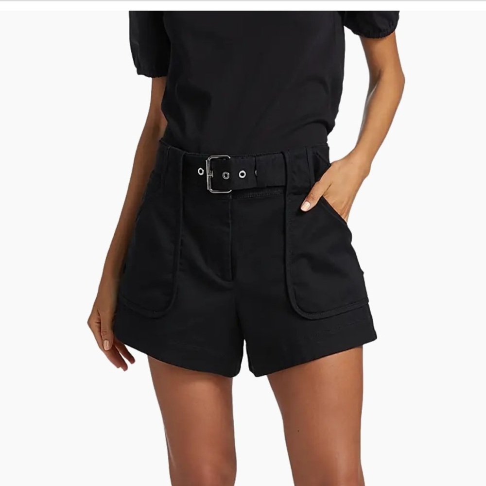 Derek Lam 10 Crosby Montery Belted shorts